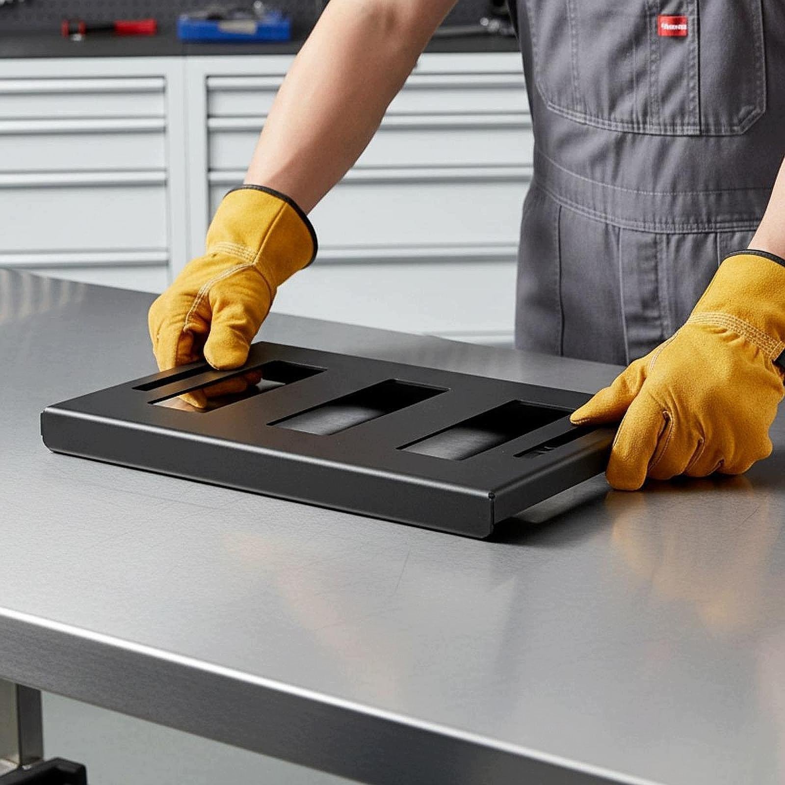 Tool Box Mounting Plate Support Heavy Duty Men Portable Metal 1pcs