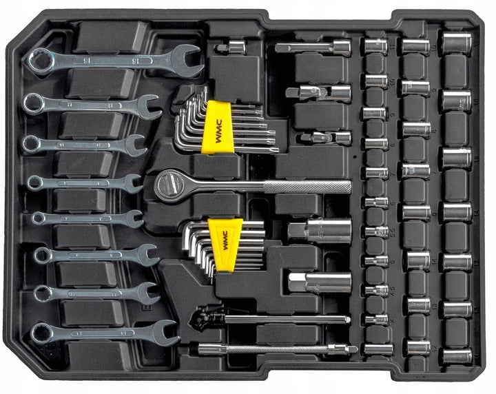 Tool Case 186 Elements Tool Set Bits Hammer Knife Caps Manufacturer code WMC-40287