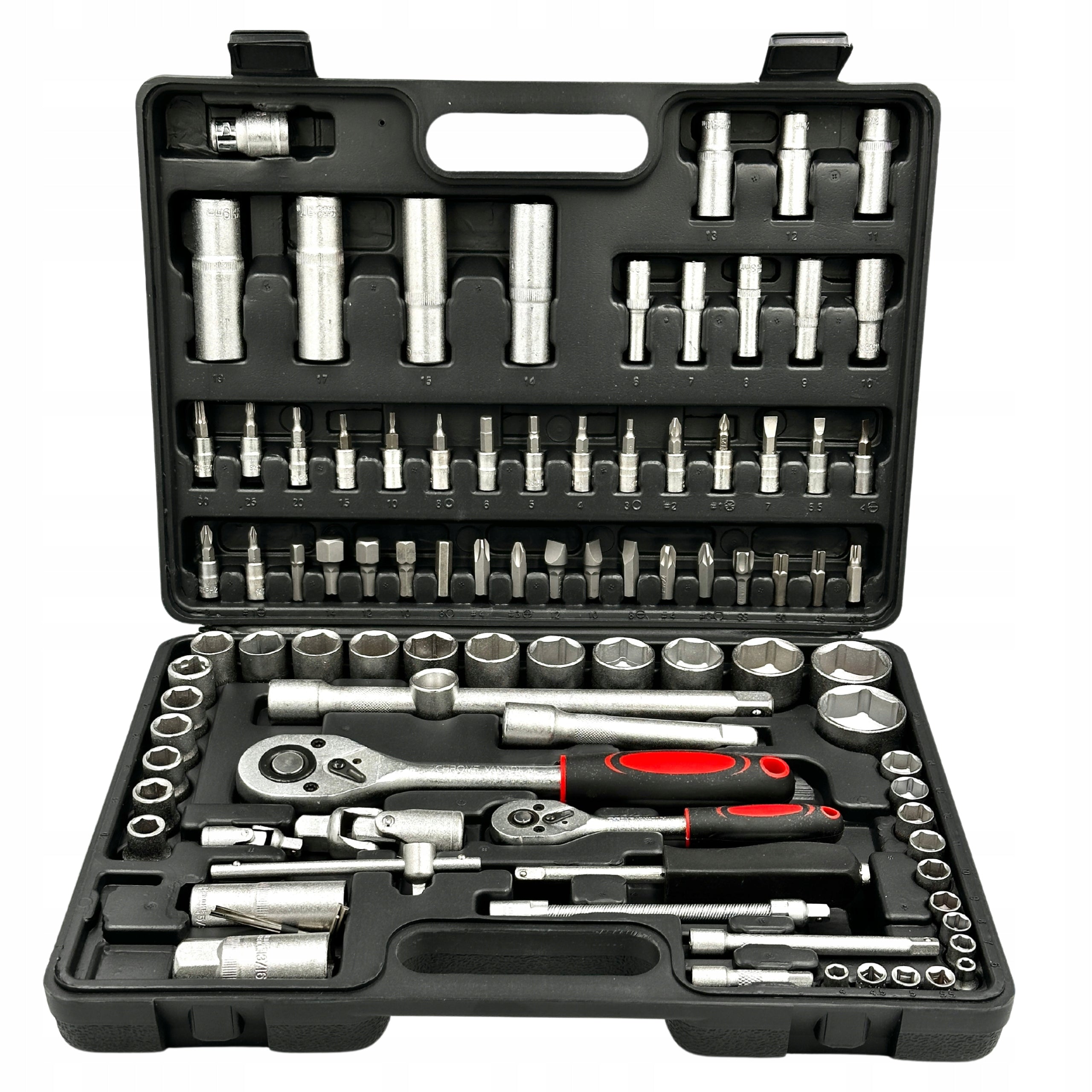 Tool Case Wrench Socket Tool Kit 94 Element 1/4 1/2 in. Packaging status original