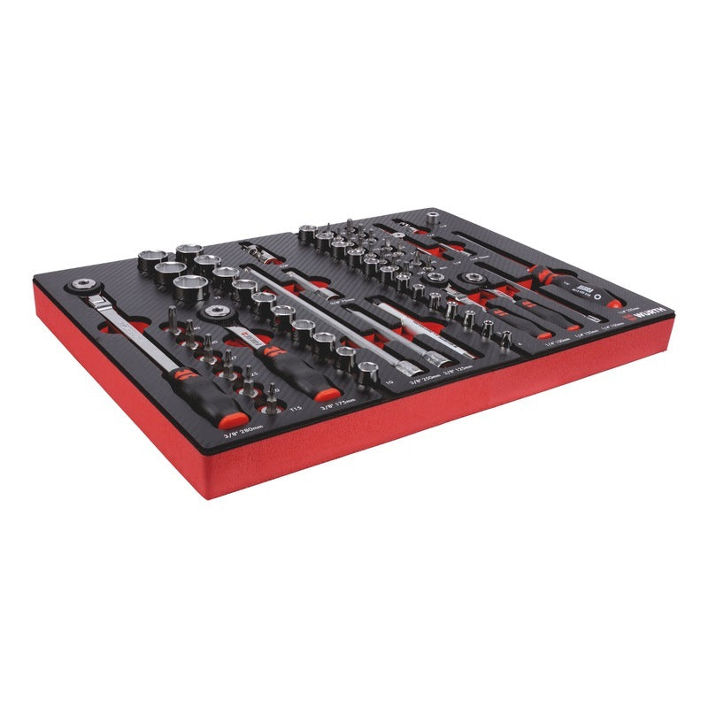 Tool Kit 8.4.1, Socket Wrench 1/4 inch and 3/8 inch NAS WRENCH SET Brand Wurth