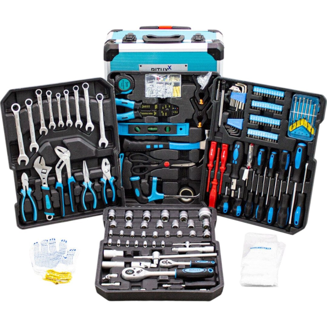 Tool Set 1200 El Suitcase On Wheels Crv Rattles Keys Manufacturer Bituxx