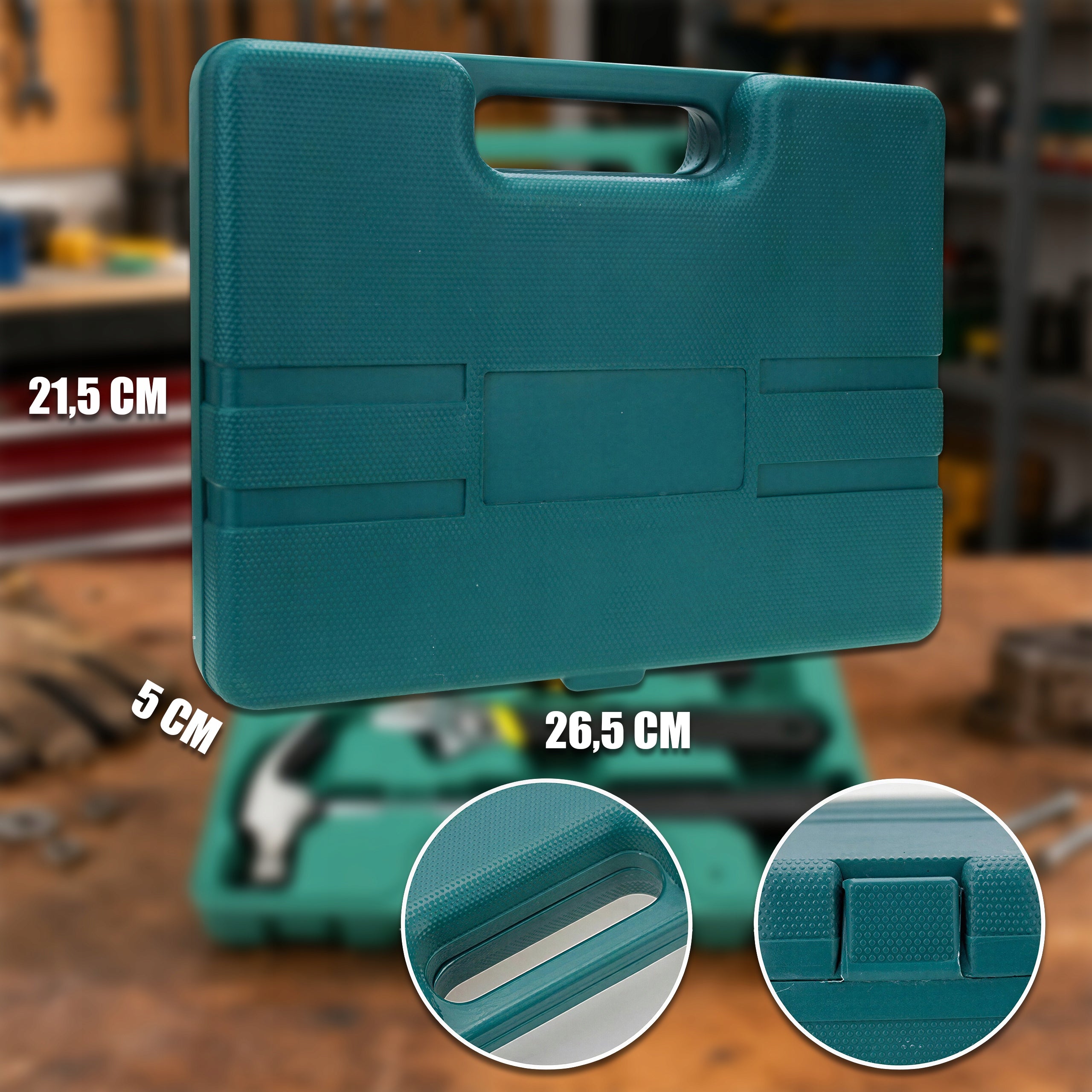 Tool Set 16 Elements Home Complete Screwdrivers Hammer Suitcase Number of items in the set 16