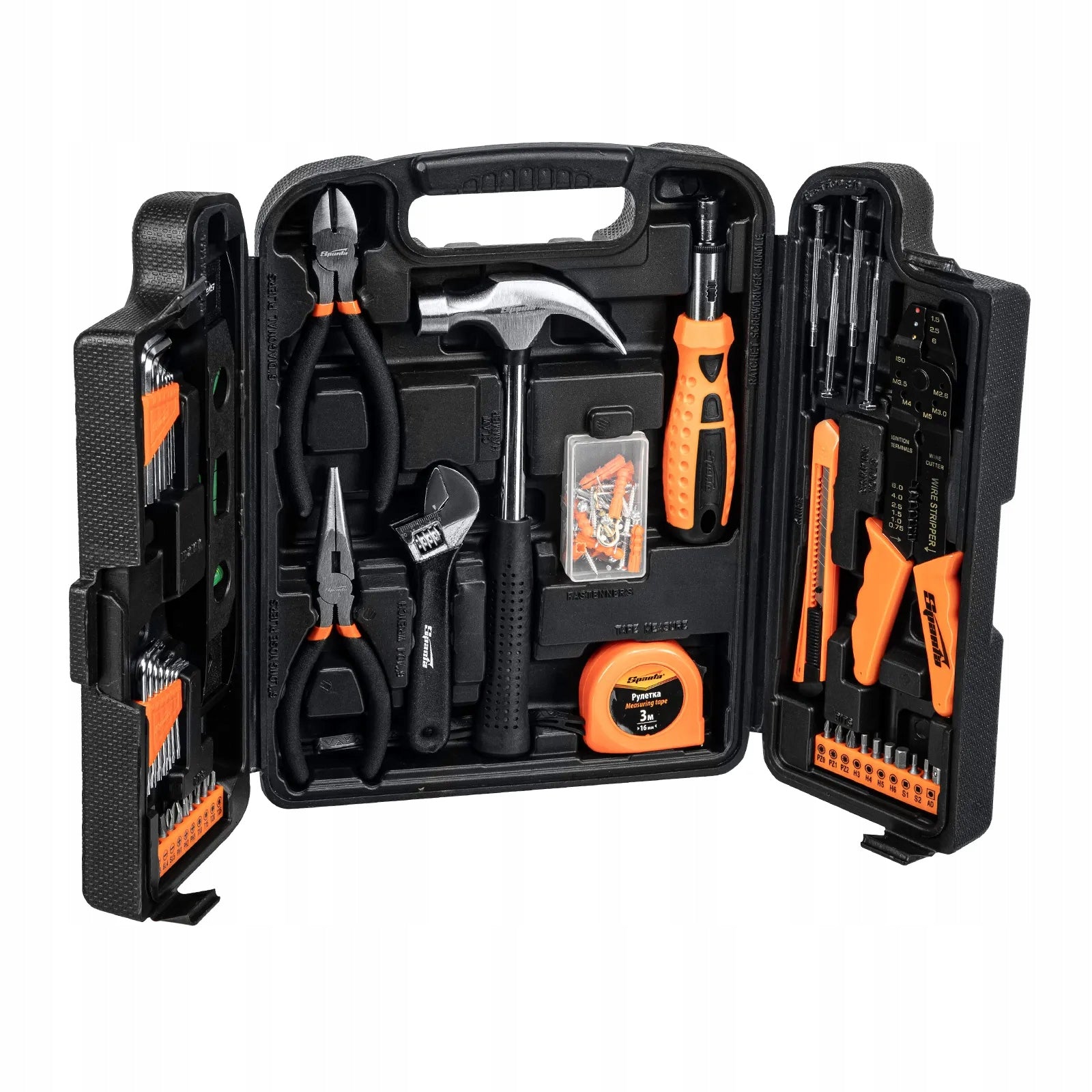 Tool Set, Allen Adjustable Wrenches and Other Elements 132 pcs - Sparta Brand Sparta