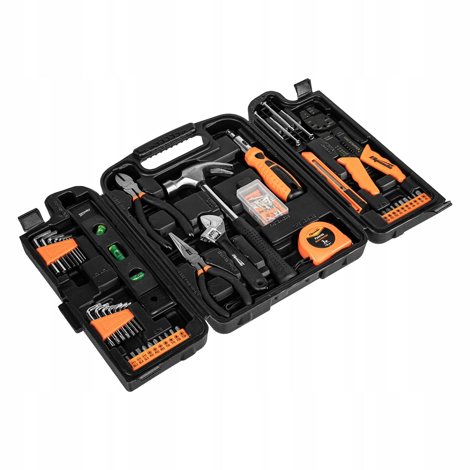 Tool Set, Allen Adjustable Wrenches and Other Elements 132 pcs - Sparta EAN (GTIN) 4044996247243