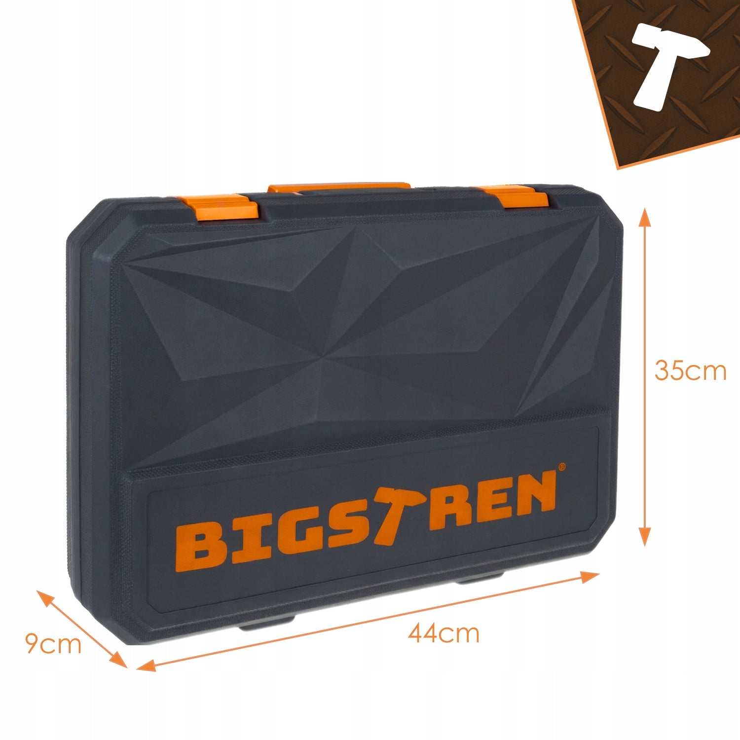Tool Set Bigstren 168 el. Suitcase Wrenches Bits Sockets 3/8" 1/4" 72T Packaging status original