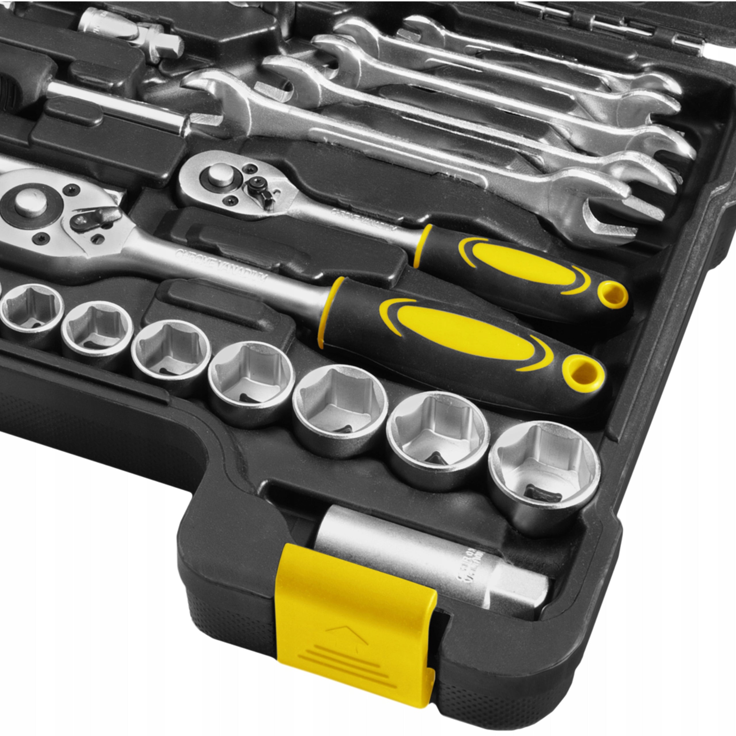 Tool Set Fieldmann FDG 5003-65R 65 Elements Rattles Caps Bits Manufacturer code FDG 5003-65R