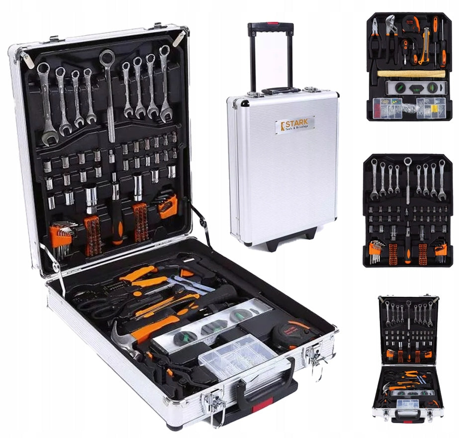 Tool Set Suitcase 1019 el. Wrenches Screwdrivers Super Set + FREEBIE
