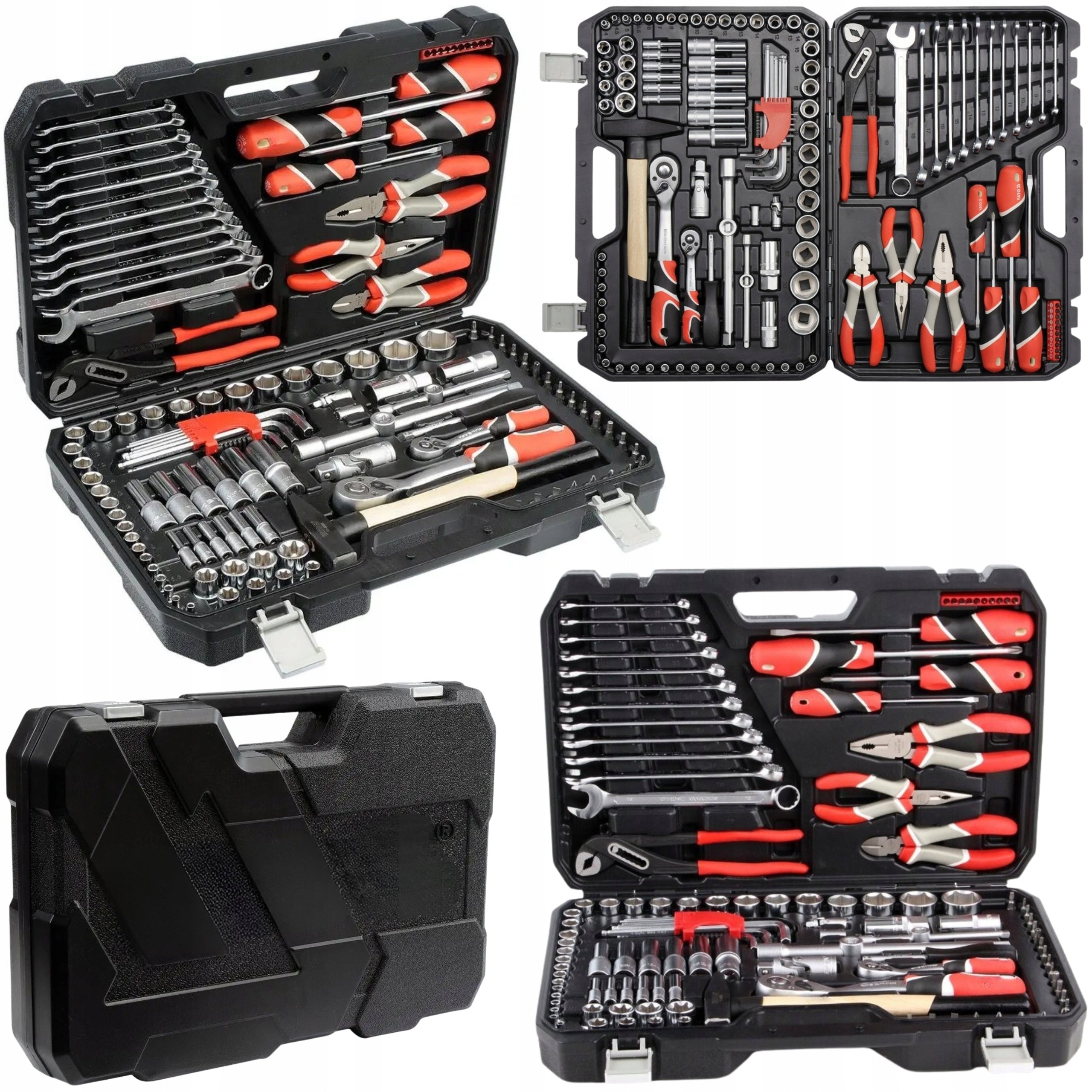Tool Set Wrenches Hammer Combination Tools 122 Parts Set