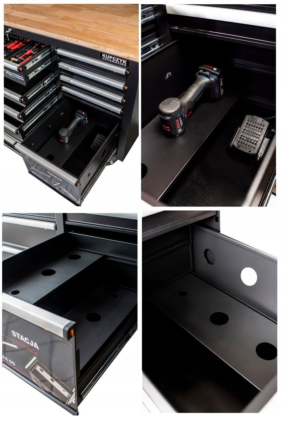 Tool Trolley Workshop Table 10 Drawers Mobile Board Professional Product depth 56 cm