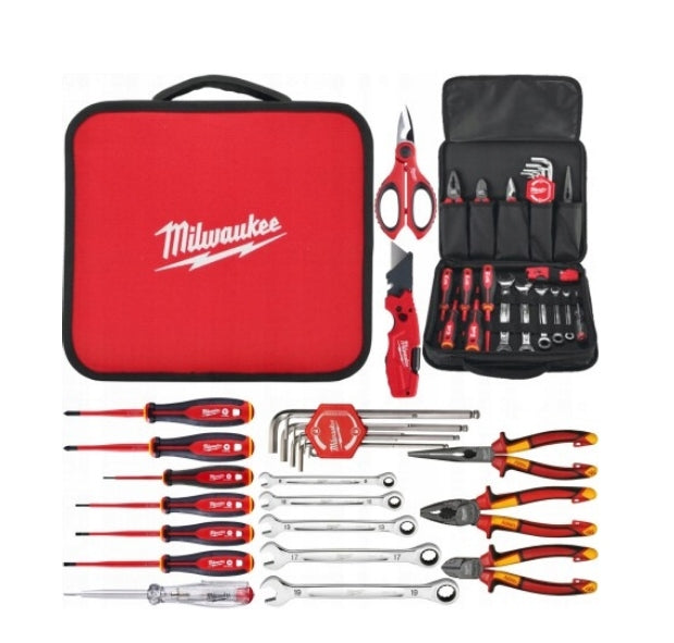 Tool bag set for electrician MILWAUKEE 25 elements 4932492660