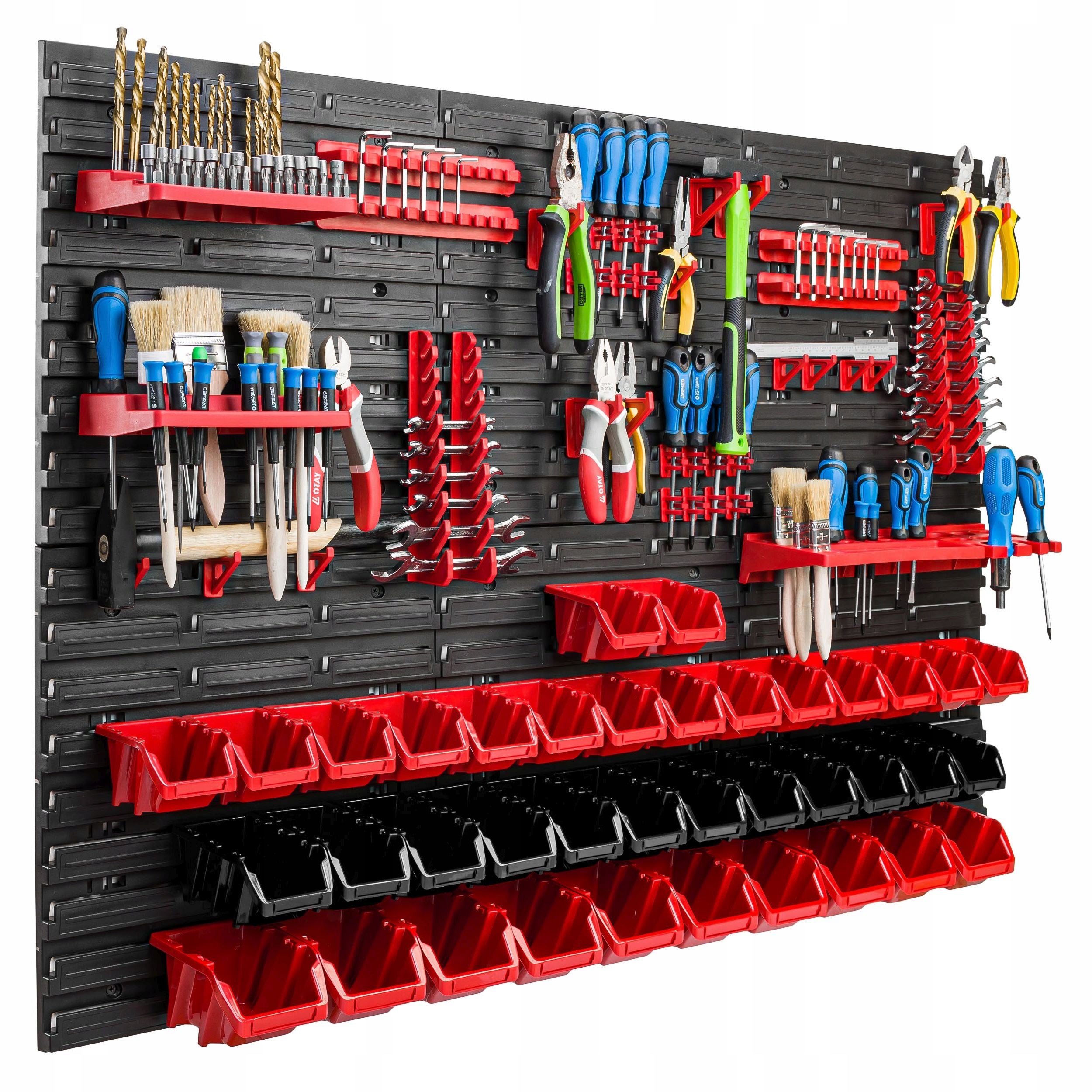 Tool board 117x78 cm workshop garage bookcase