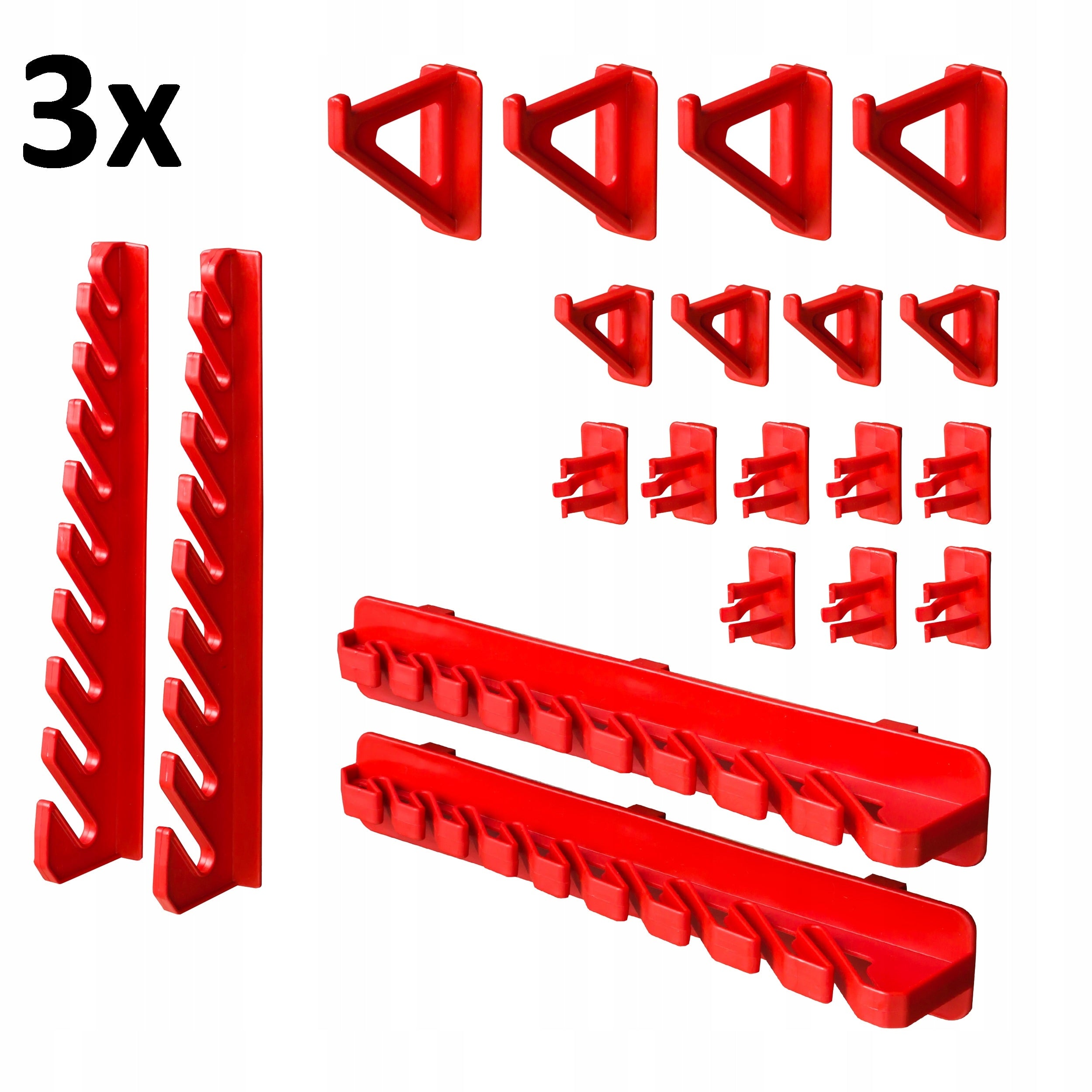 Tool board 172 x 78 cm workshop wall 94 cuvettes garage keys Product width 172 cm