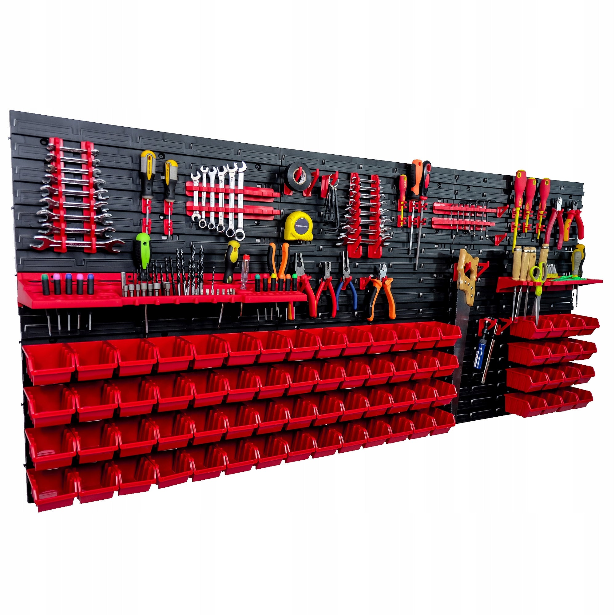 Tool board 172x78 cm | 72 Cuvettes | wall