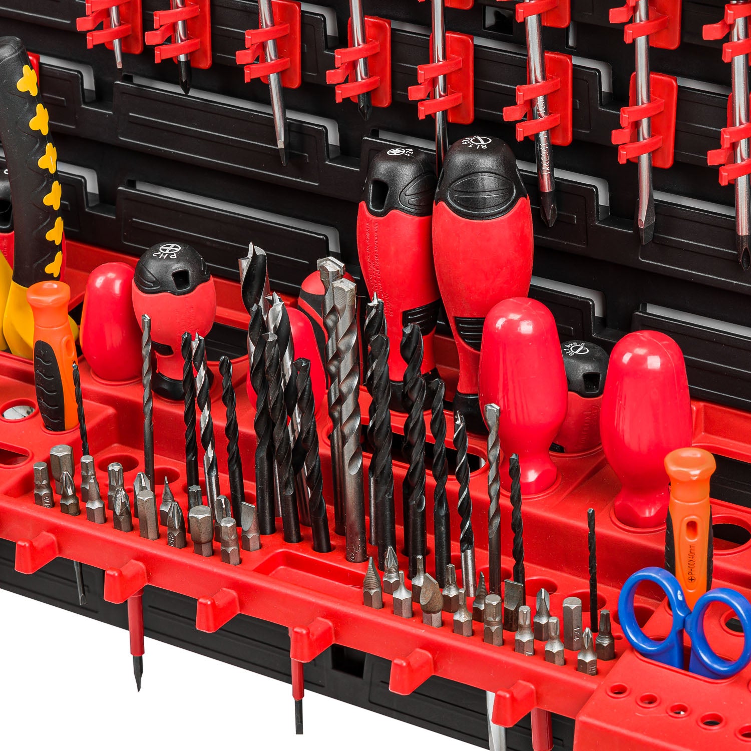 Tool board wall 152 x 117 cm + handles Kind pegboard