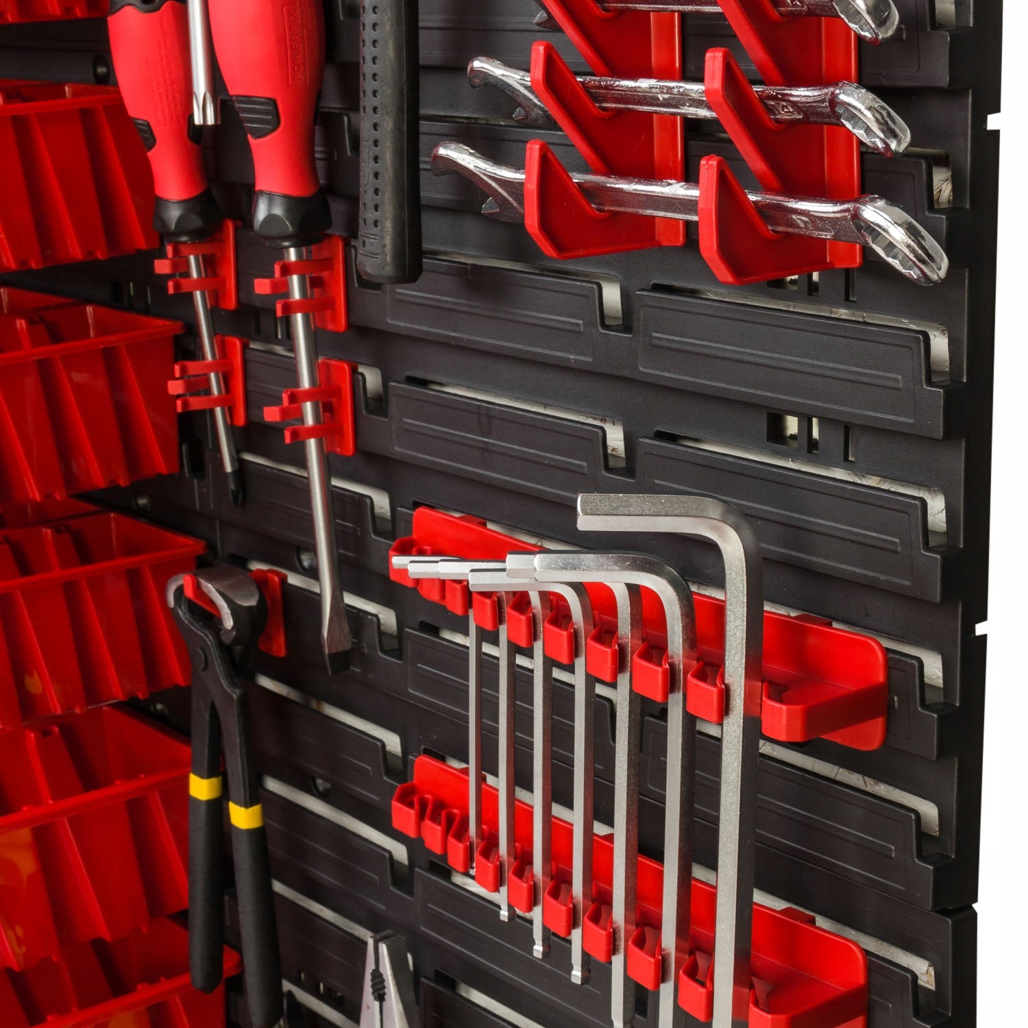 Tool board wall 152 x 117 cm + handles Product width 115.2 cm