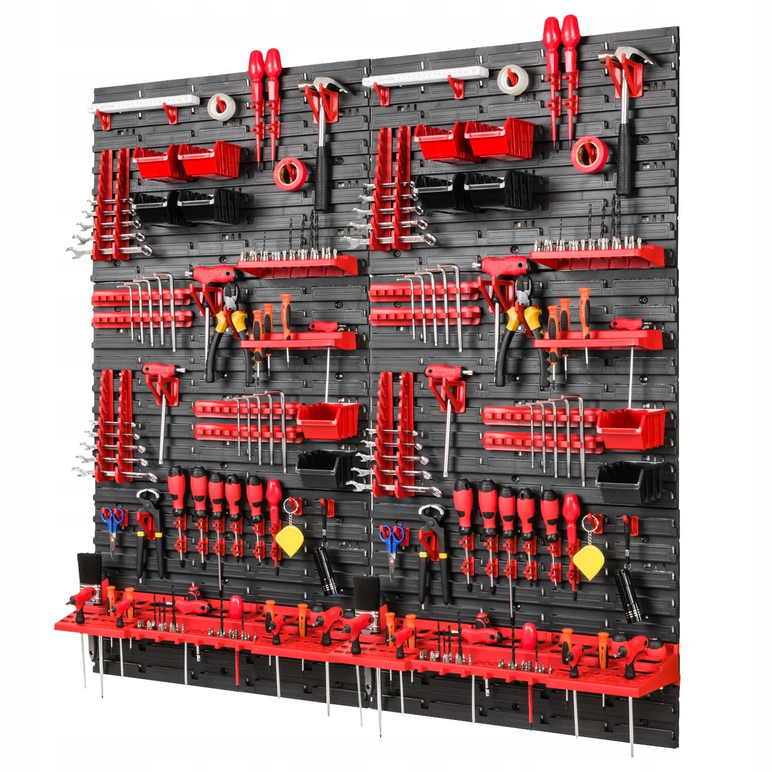 Tool board wall 152 x 117 cm + handles