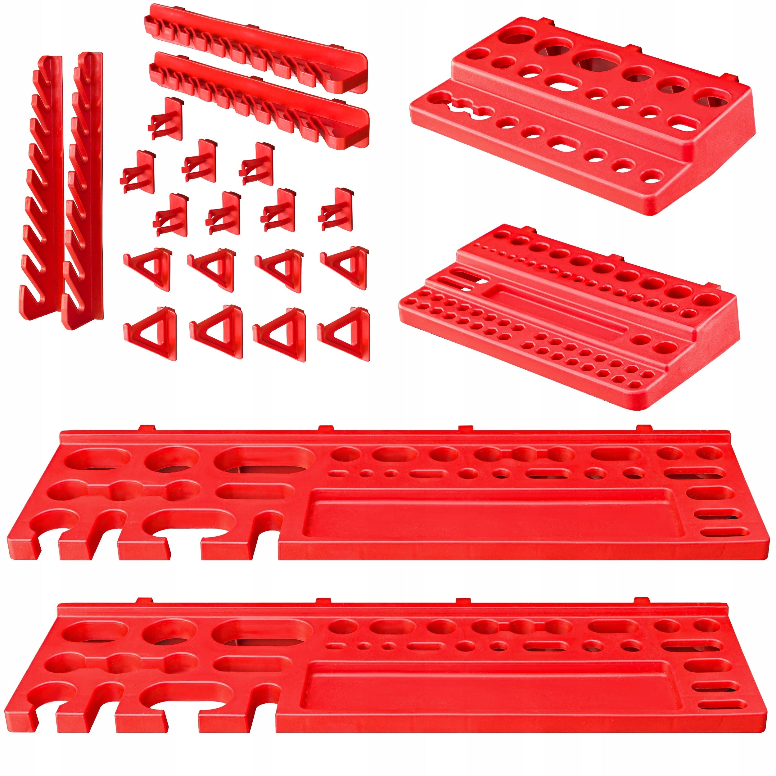 Tool board workshop 117x78 cm + 30 Cuvette Additional features hangable fastening holes for elements