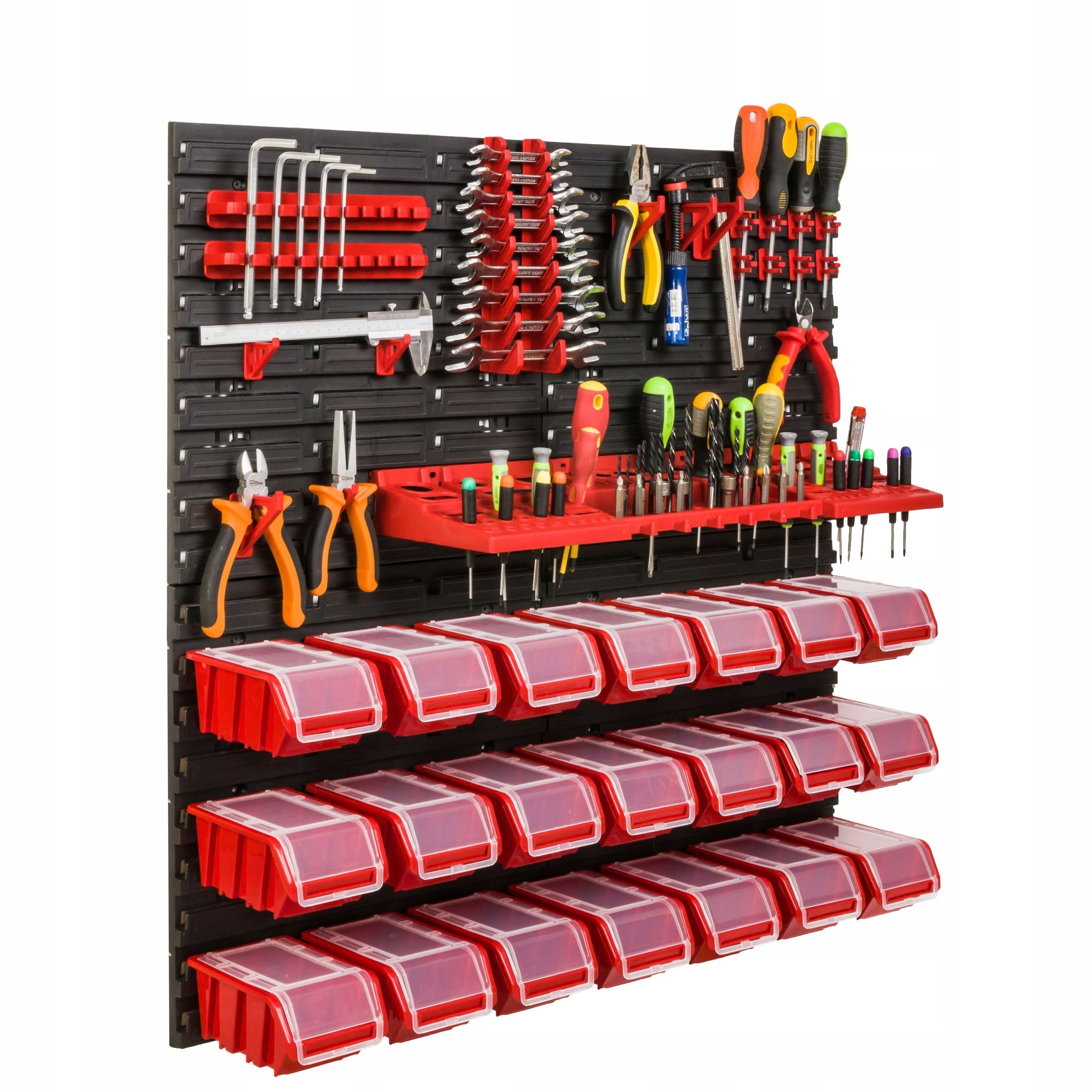 Tool board workshop 78x78 cm + 21 Cuvette