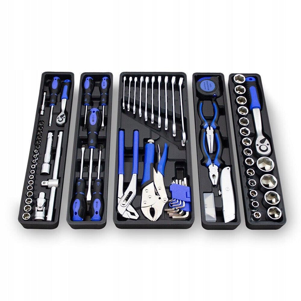 Tool box 85 el wrenches ratchet screwdrivers workshop case Brand no brand