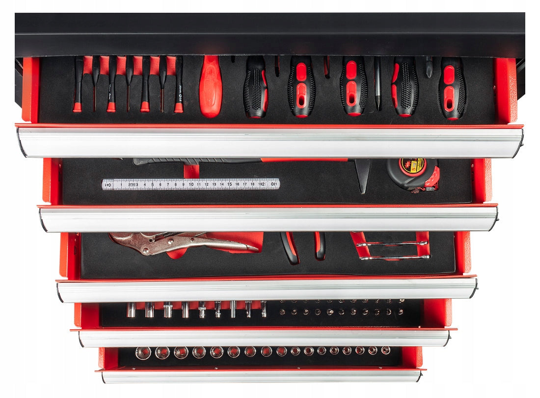 Tool cabinet REDATS workshop trolley with equipment 196el 6 drawers Accessories included yes