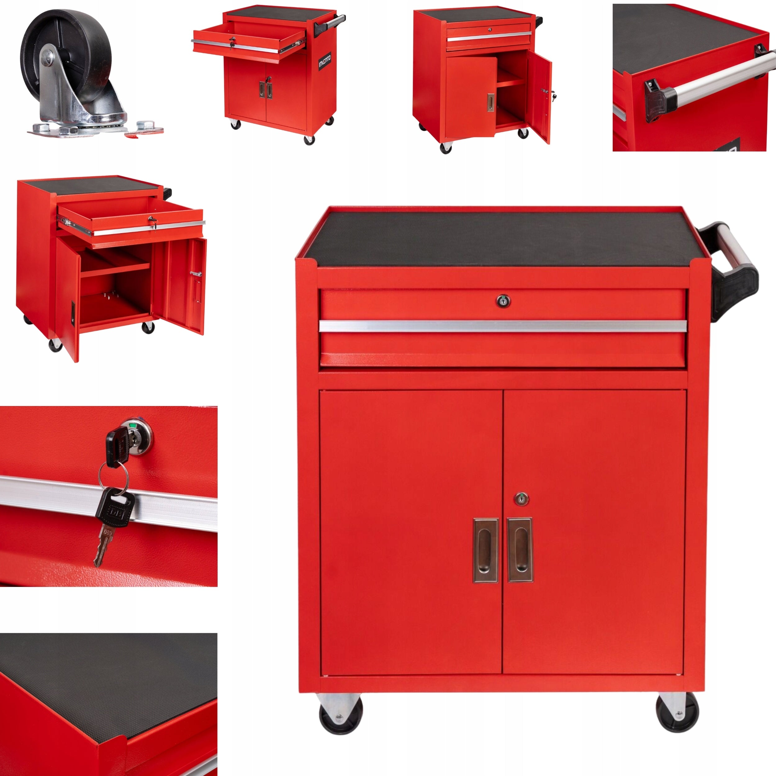 Tool cabinet with drawer workbench closed Invento