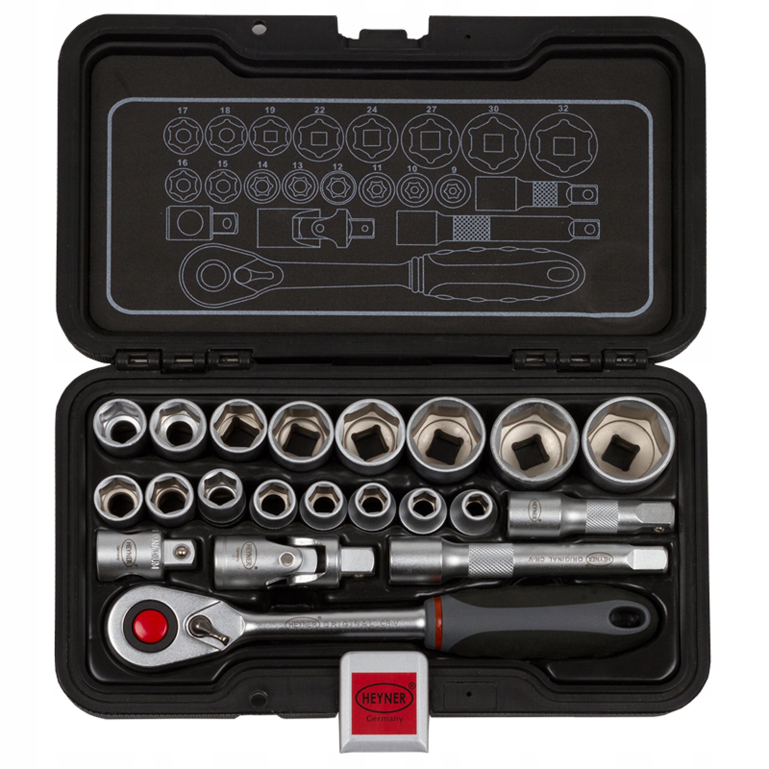 Tool case 21 pcs HEYNER PRO tool set