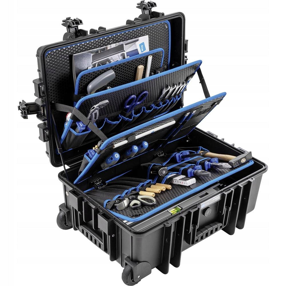 Tool case JUMBO black, resistant on wheels B & W International Brand Jumbo