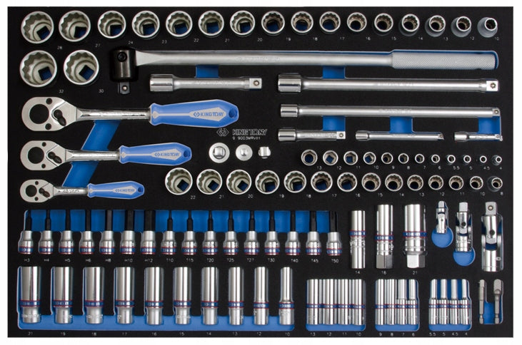 Tool set 1/4 3/8 1/2 103 elements Cartridge King Tony