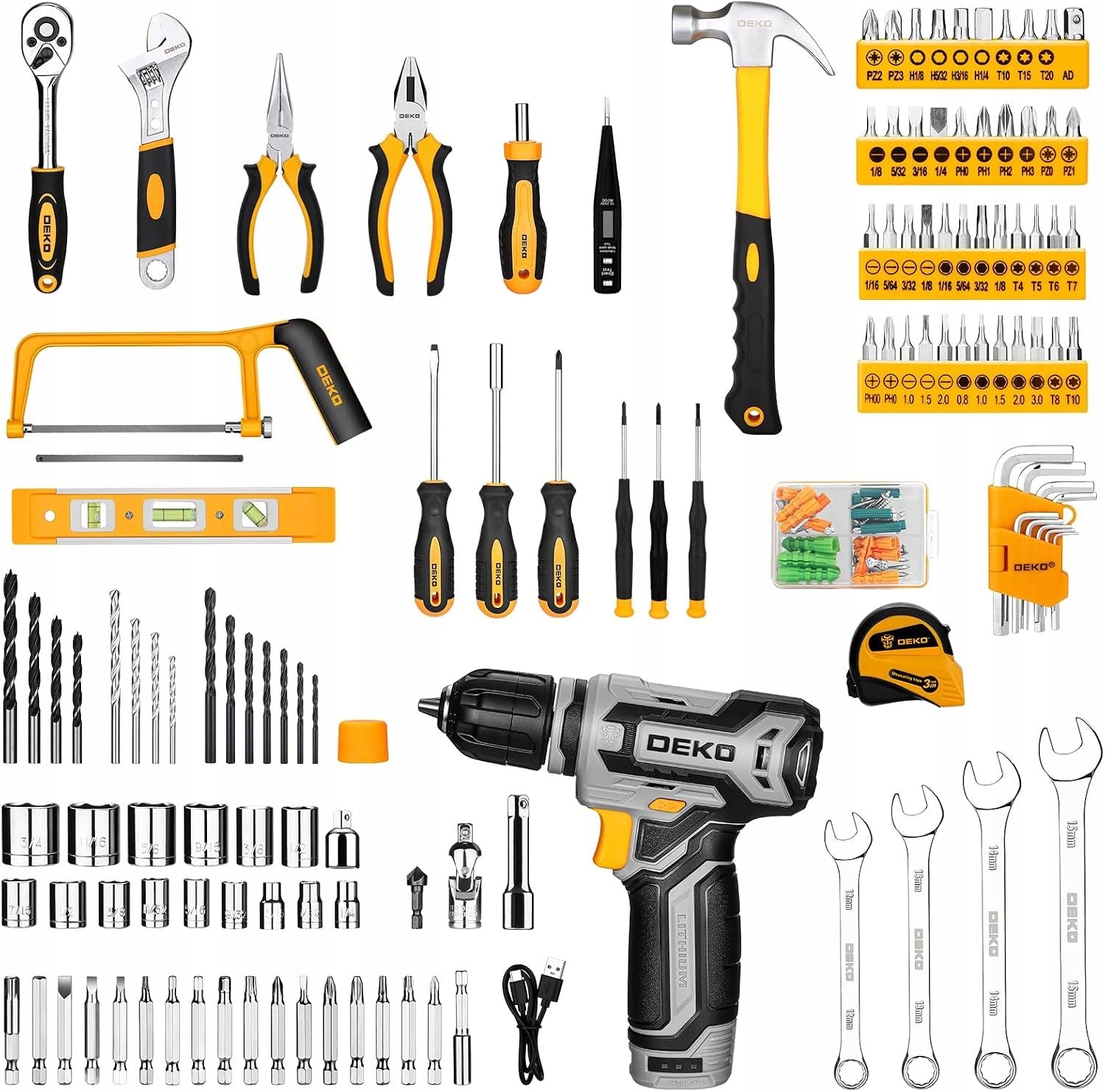 Tool set DEKO 238-piece with drawer Number of items in the set 238