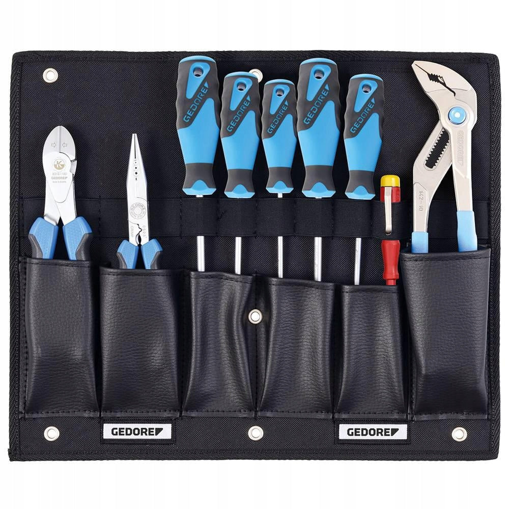 Tool set Gedore pliers screwdrivers 9 element.
