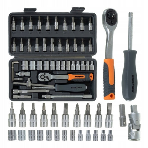 Tool set in case 46el. Bigstren 26844 Customs tariff code 82060000