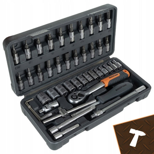 Tool set in case 46el. Bigstren 26844 Manufacturer code Zestaw narzędzi w walizce 46el. Bigstren