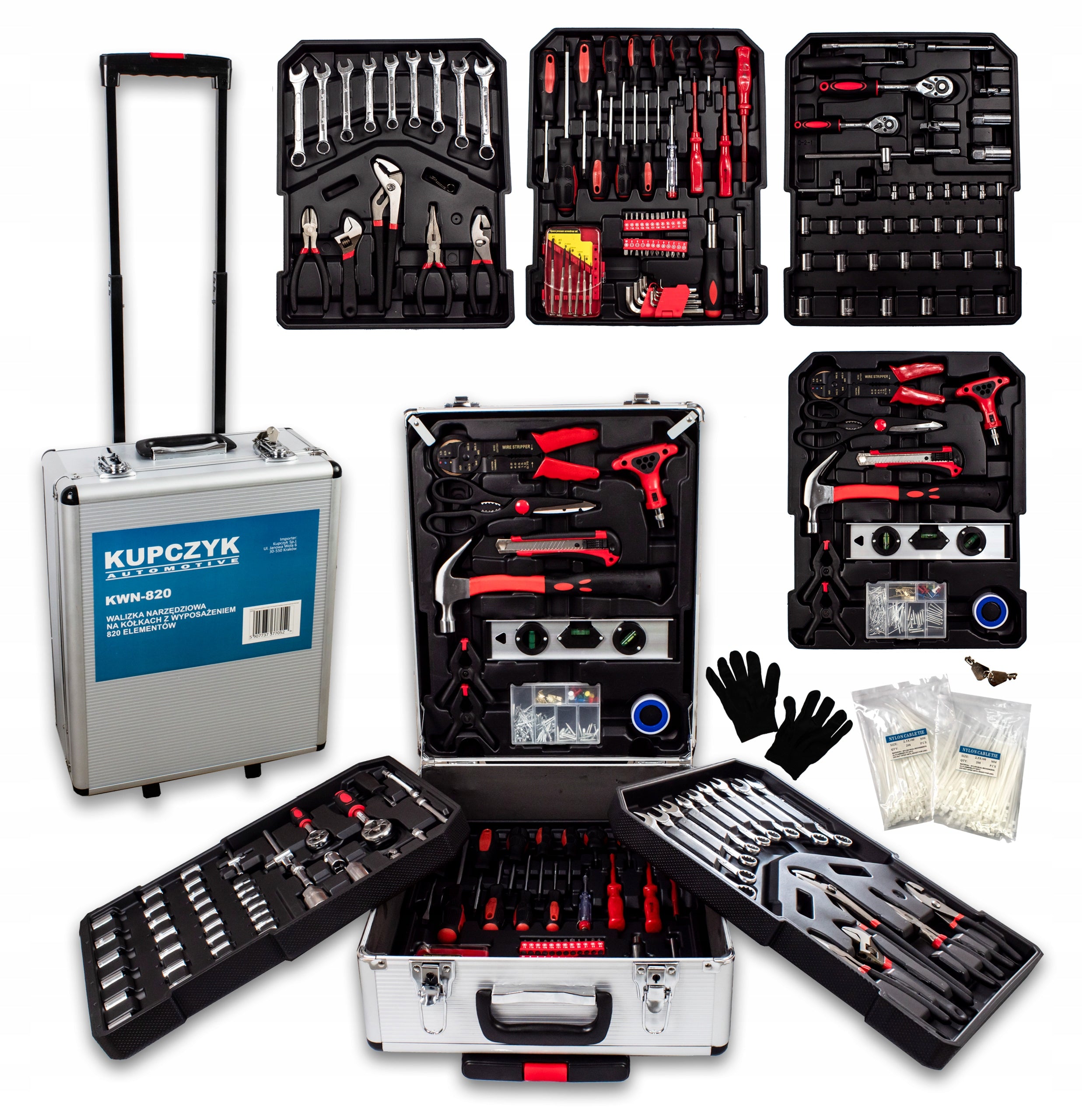 Tool set in case 820 pieces tool case key caps Manufacturer code 820KWN