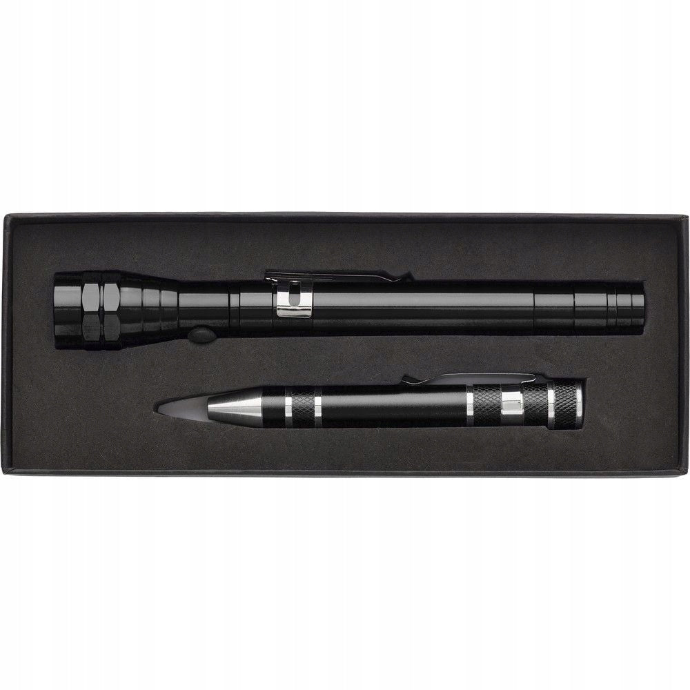 Tool set, screwdriver (8 el.), telescopic flashlight 3 LED