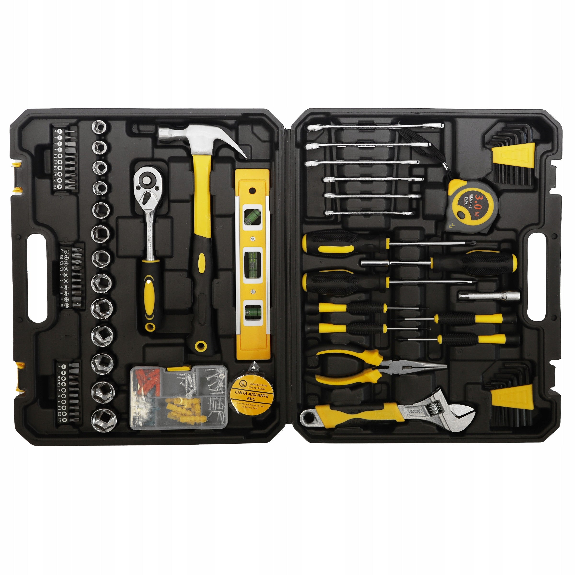 Tool set tool case 140 elements wrenches screwdrivers tools Number of items in the set 140