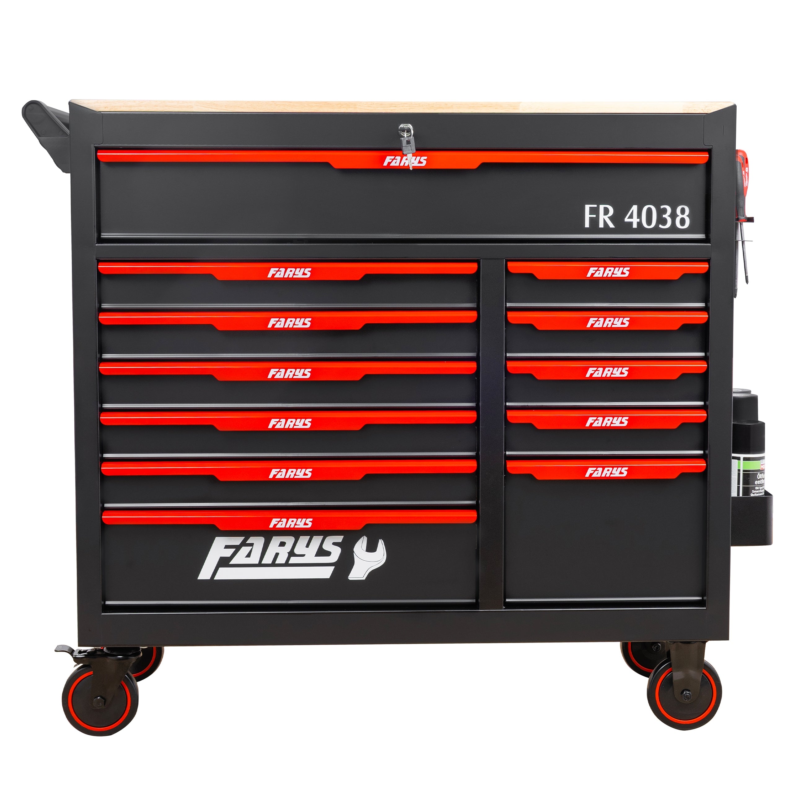 Tool trolley 12 Drawers mobile workshop cabinet + FREEBIES FR4038 Manufacturer code FR4038