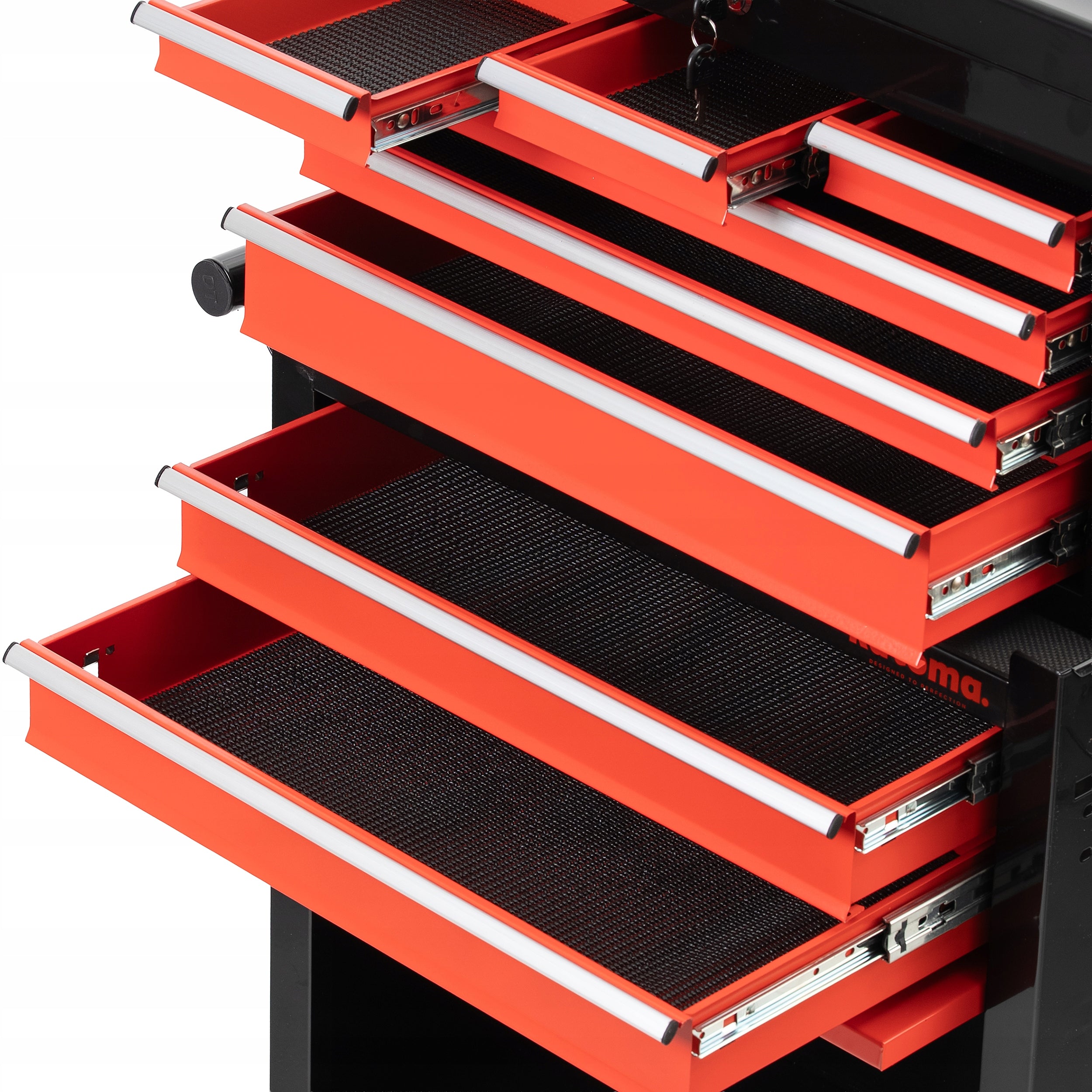 Tool trolley Katoma KAT3 PLUS | 8 drawers LOCKS + additional box Number of drawers 8