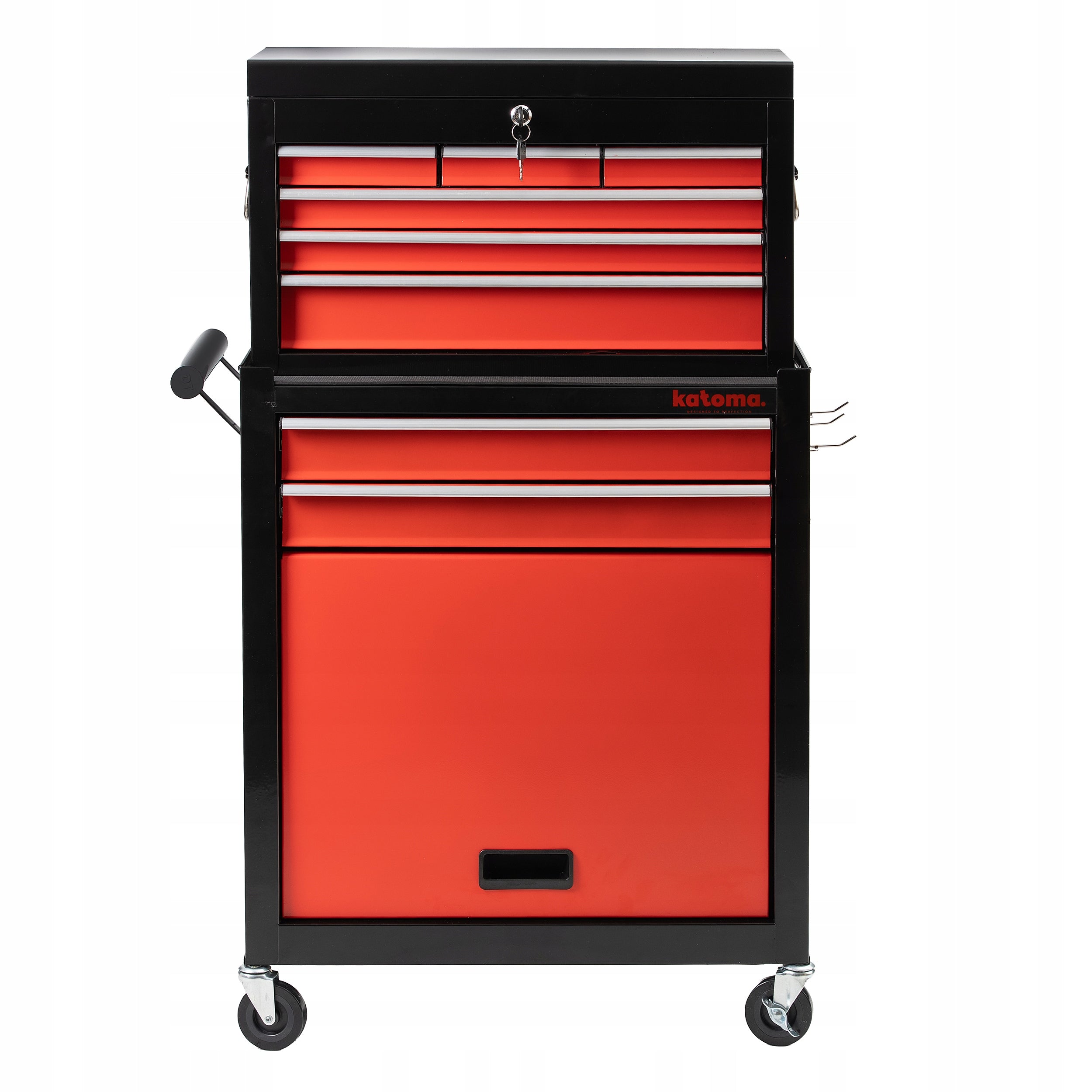 Tool trolley Katoma KAT3 PLUS | 8 drawers LOCKS + additional box Product depth 33 cm