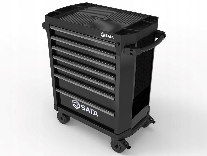 Tool trolley SATA black 7 drawers with accessories 368 el. ST95113GPRO Manufacturer code ST95113G-B-PRO_368