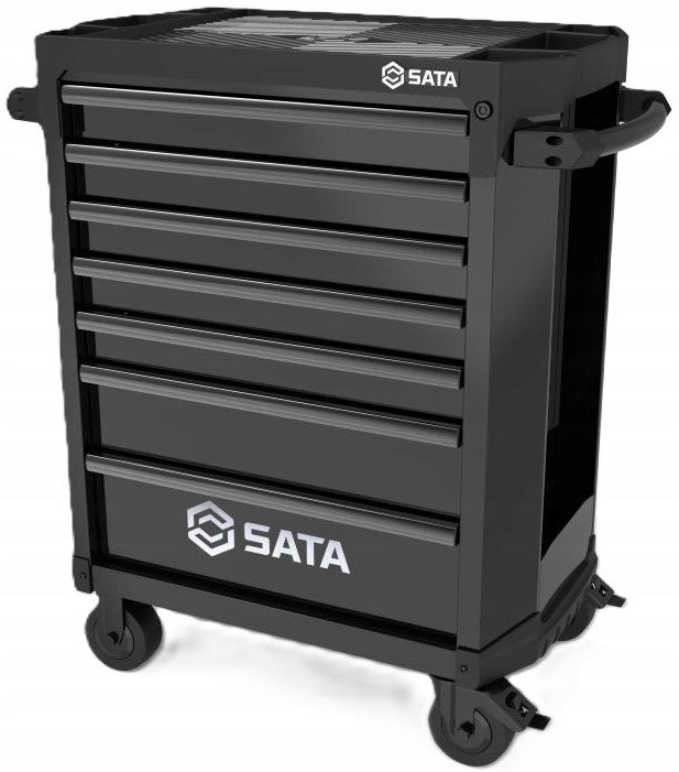 Tool trolley SATA black 7 drawers with accessories 368 el. ST95113GPRO