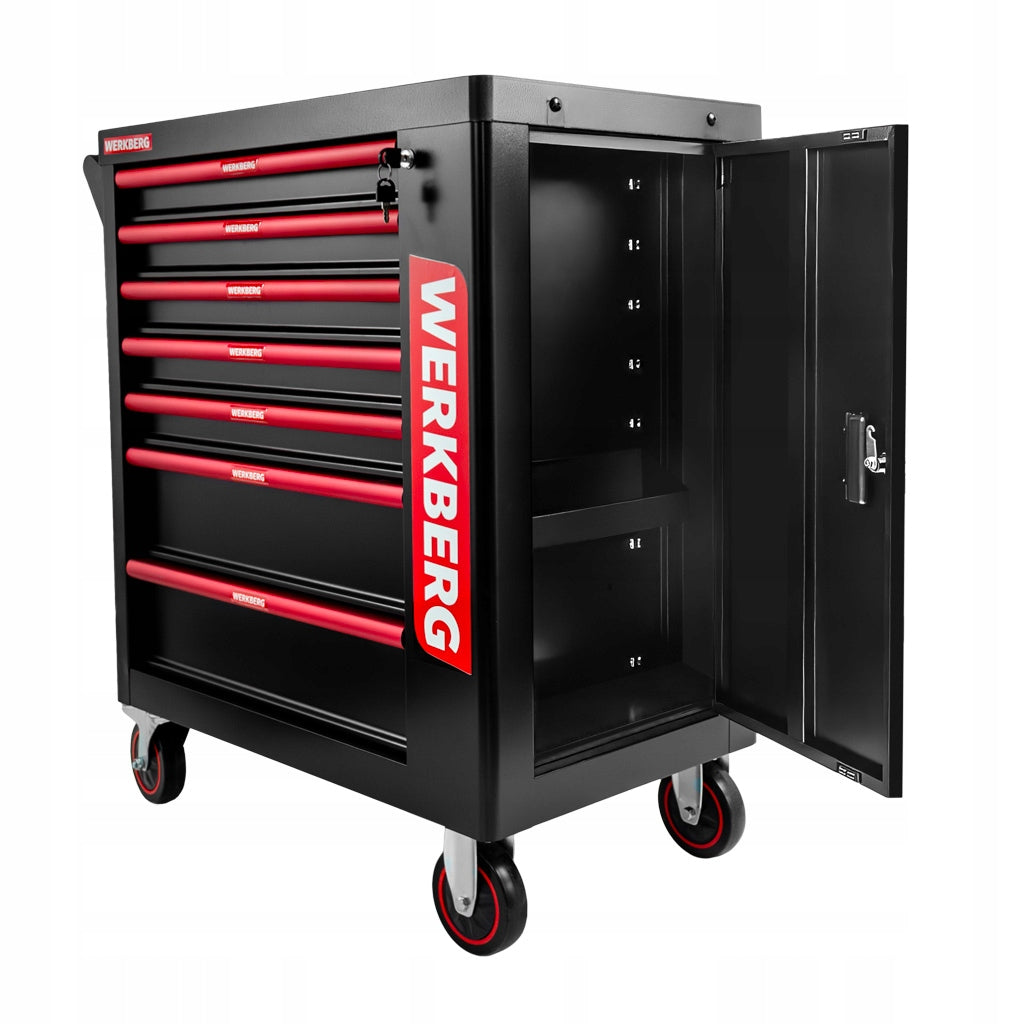 Tool trolley Workshop Tool cabinet WERKBERG PRO 7 drawers Brand WERKBERG