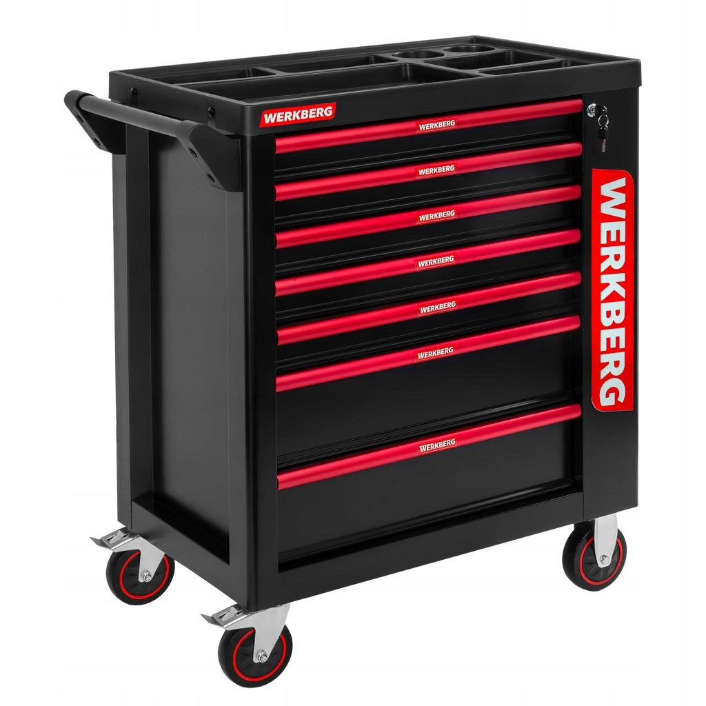 Tool trolley Workshop Tool cabinet WERKBERG PRO 7 drawers Packaging status original