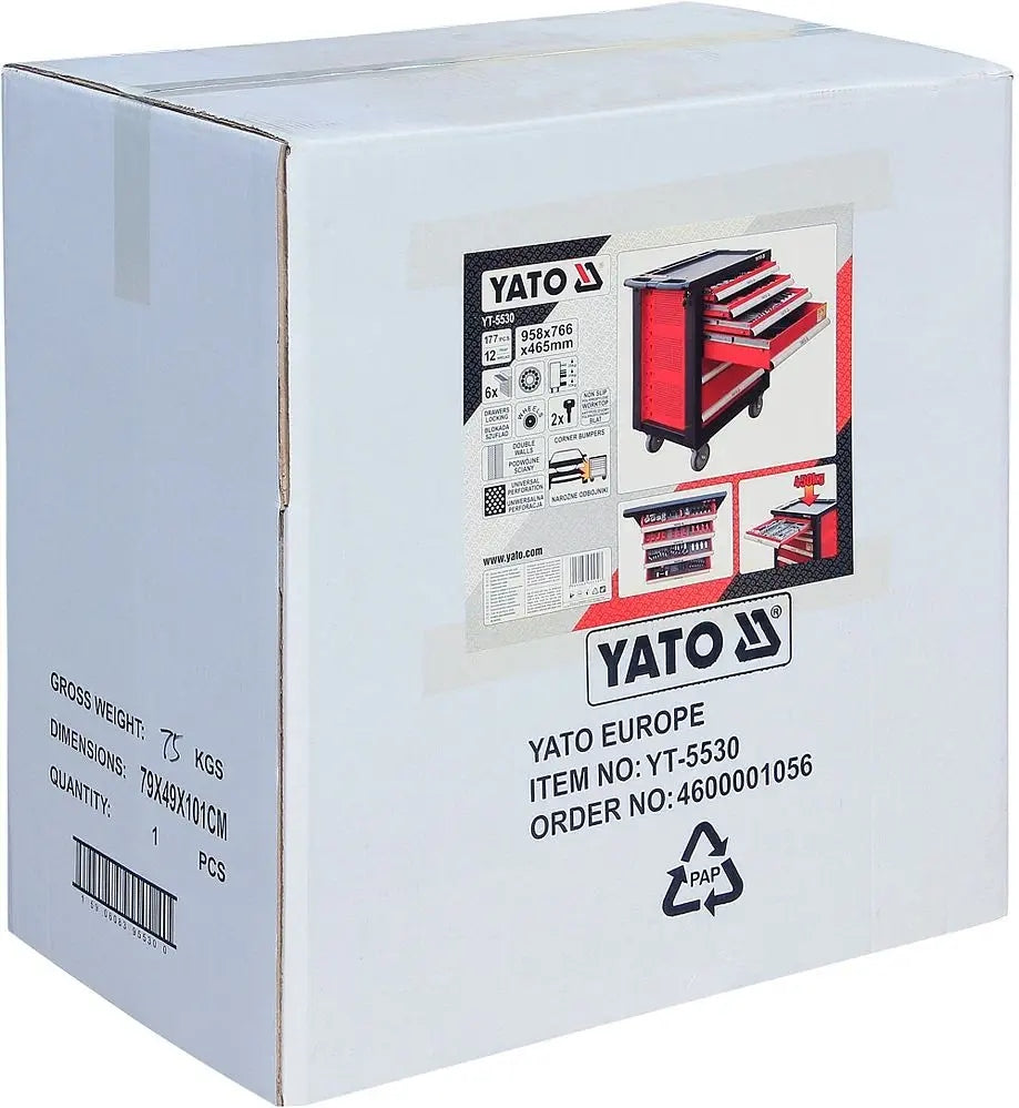 Tool trolley Yato YT-5530 177el. Accessories included yes