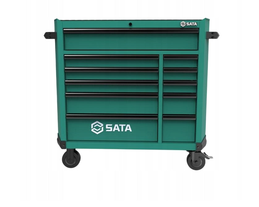 Tool trolley black 452 el. 11 drawers ST95114G PRO COMBO XXL Green Accessories included yes