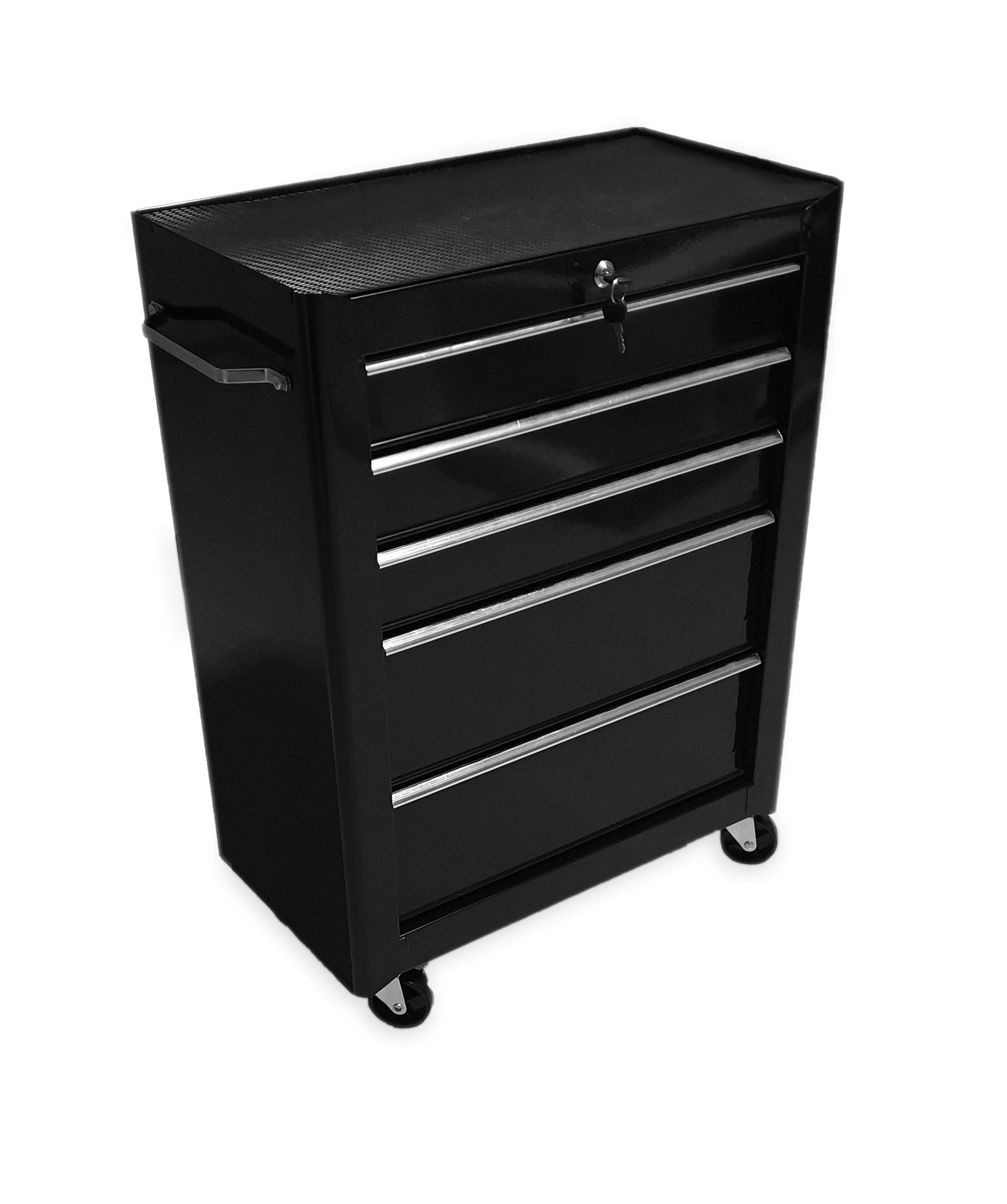 Tool trolley workshop cabinet 5 drawers raised chest of drawers black EAN (GTIN) 5905274238263