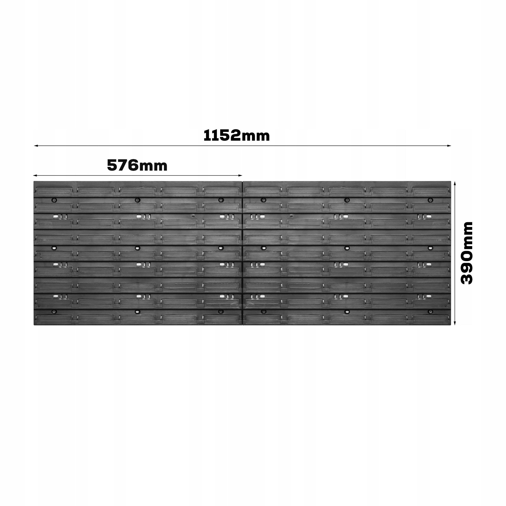 Tool workshop board 115 x 39 cm wall Kind pegboard