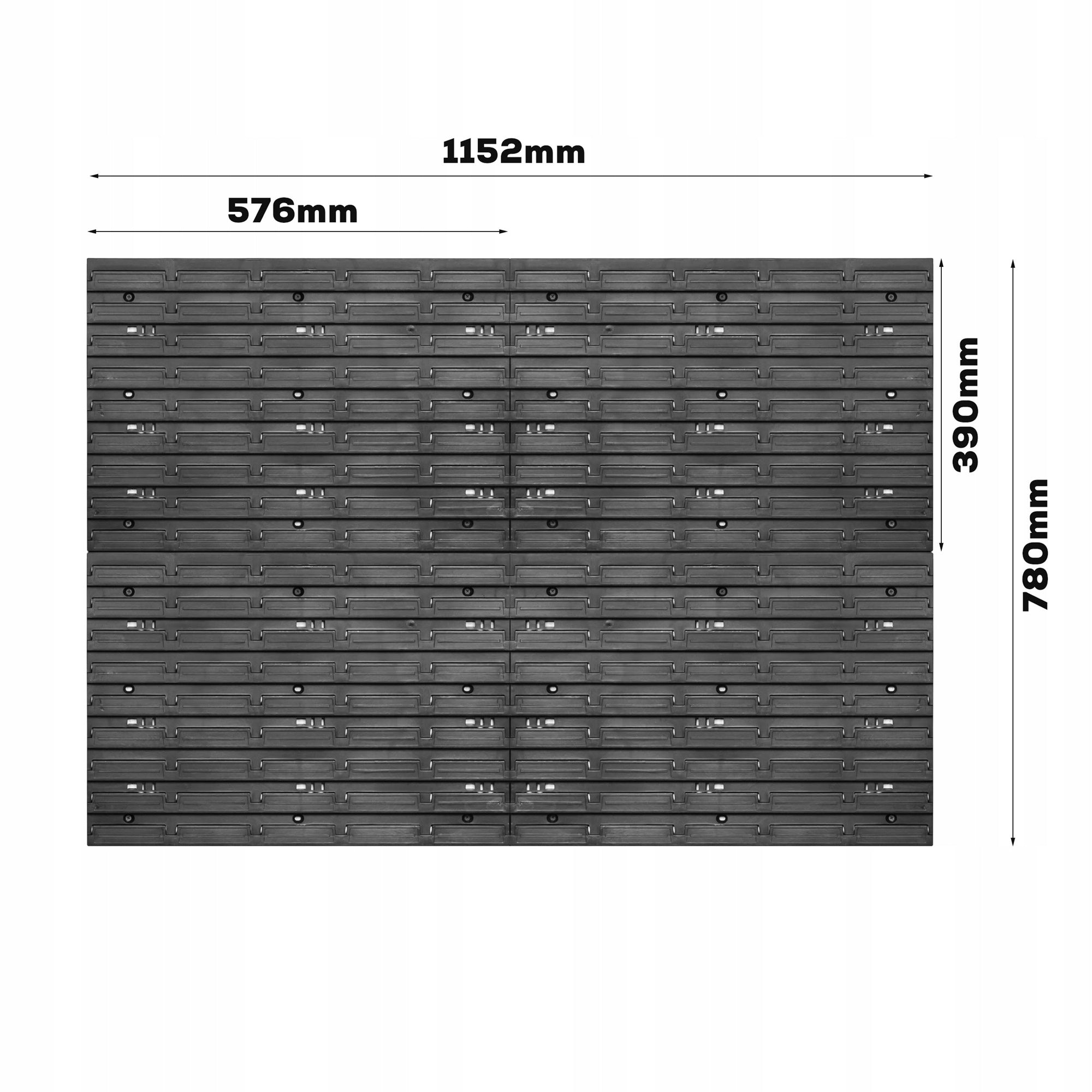 Tool workshop board 1152 x 780 mm wall garage Manufacturer code 5903766910185