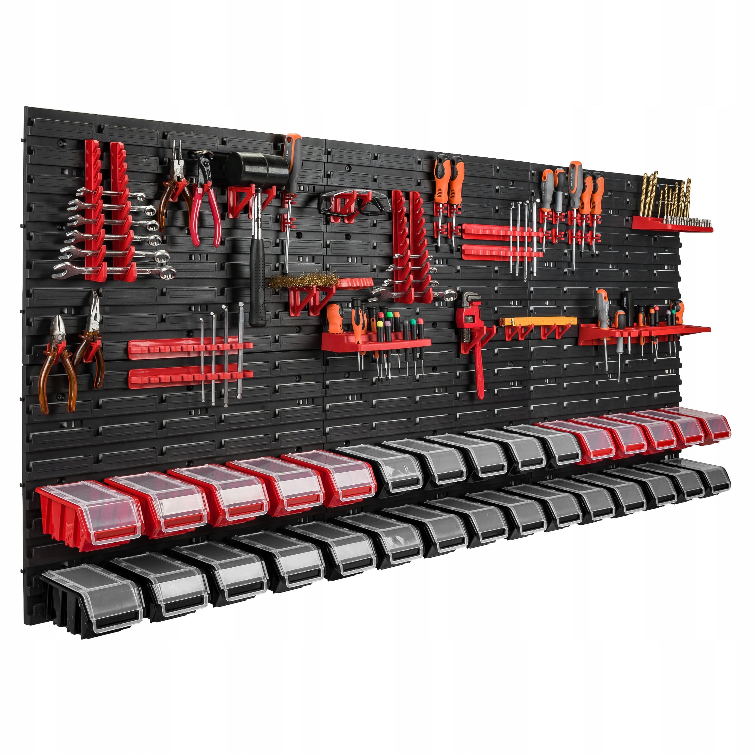 Tool workshop board 178 x 78 cm + 30 cuvettes