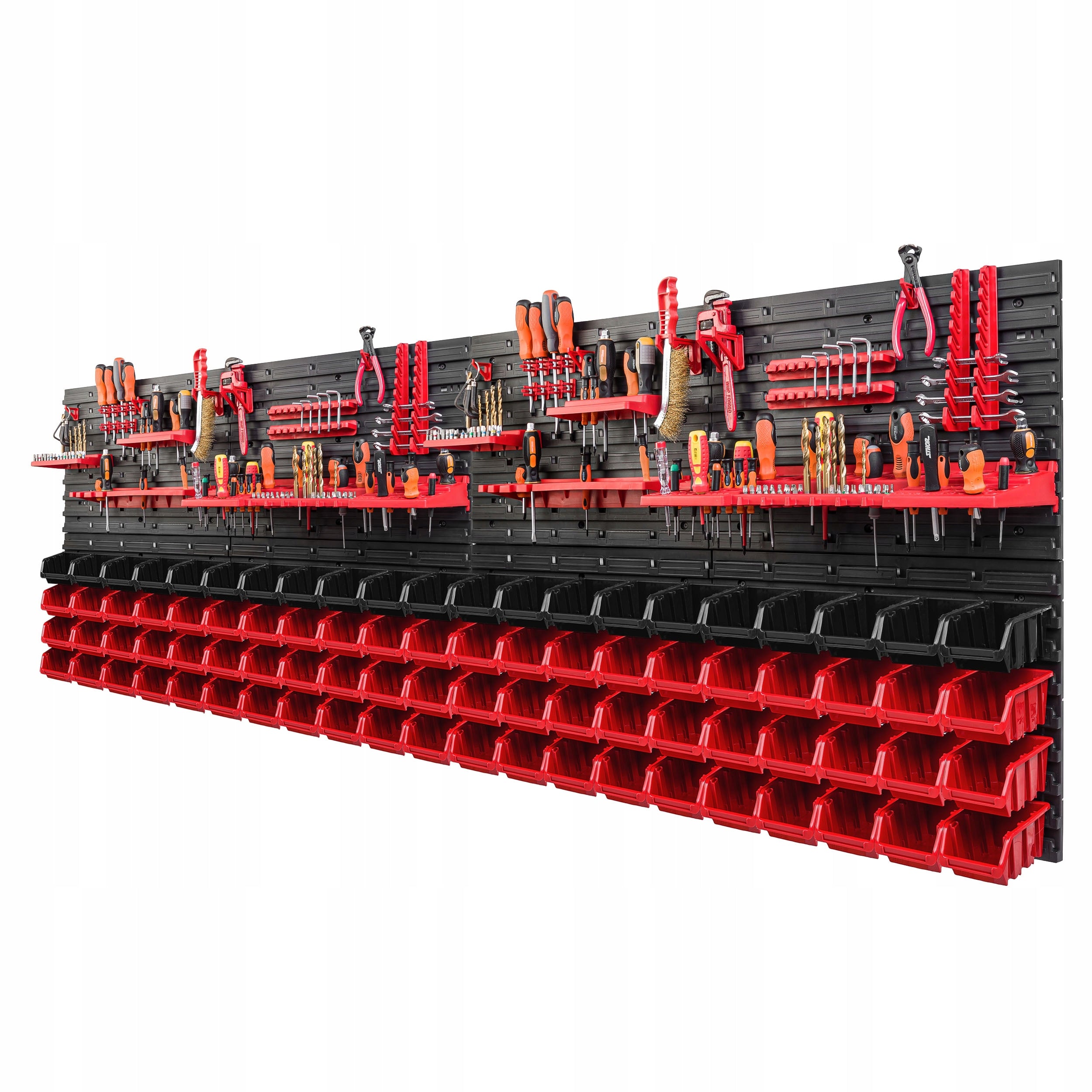 Tool workshop board 230x78cm 84 cuvettes