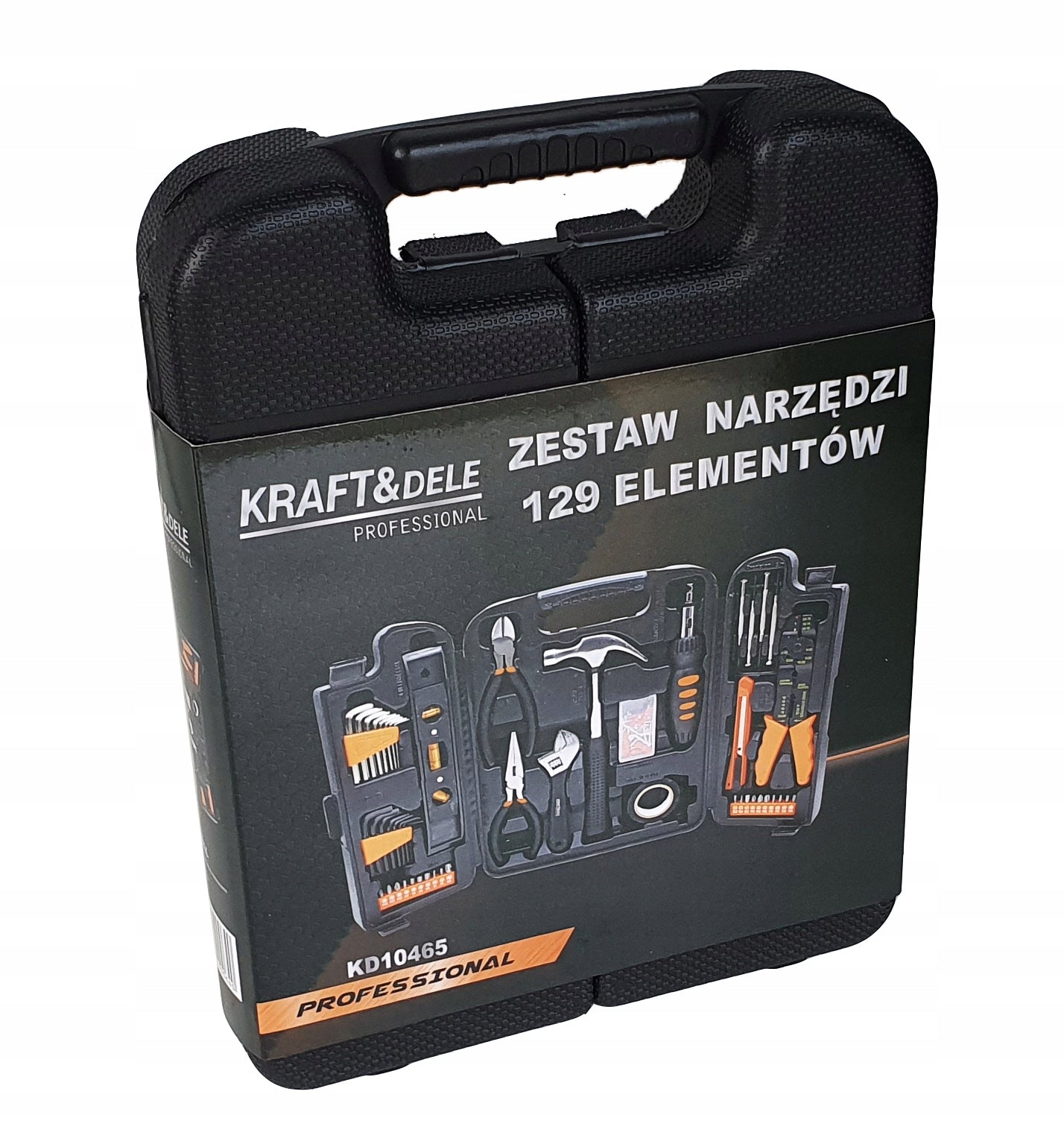 Toolbox Kraft&Dele 129 el. Number of items in the set 129